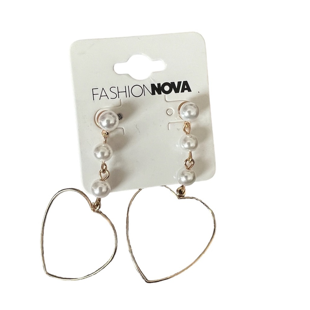 Gold Heart Earrings